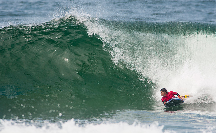 Yuleiner Gonzalez de Venezuela  fue una de las destacadas del día en Open Mujeres, ganando un puesto en la Ronda 2 del Evento Principal, un paso más cerca de la Final. Foto: ISA/Rommel Gonzales