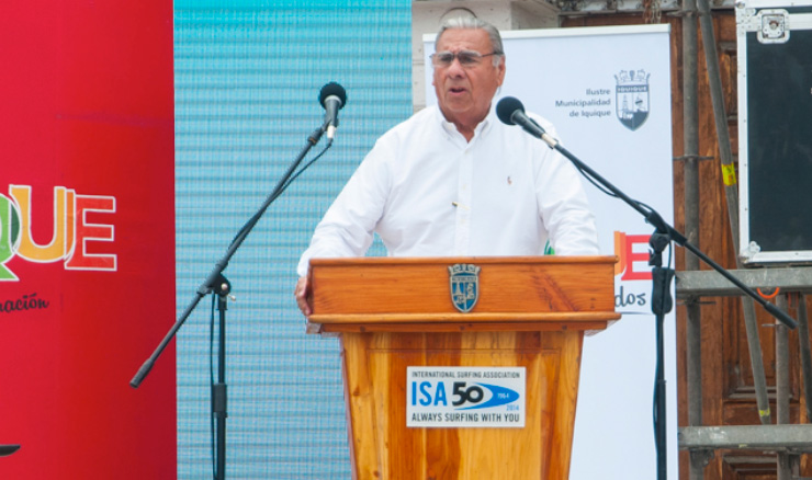 The Mayor of Iquique, Jorge Soria. Photo: ISA/Rommel Gonzales