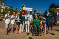 Team South Africa with ISA President Fernando Aguerre. Photo: ISA / Evans