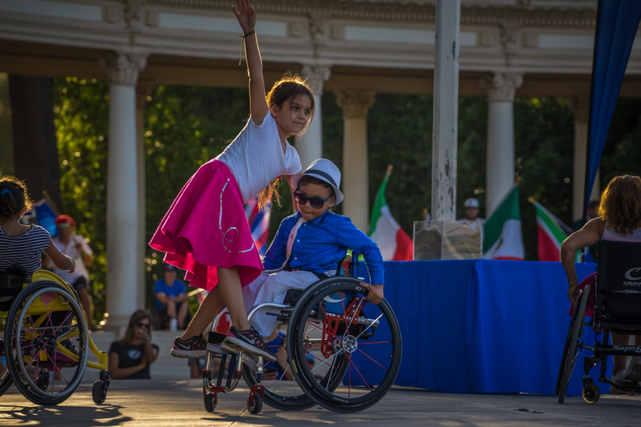 The Wheel Chair Dancers Organization performs for the crowd. Photo: ISA/Evans