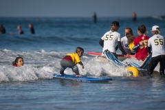 ISA Adaptive Surf Clinic presented by CAF Junior Seau Foundation Adaptive Surf Program. PHOTO: ISA / Sean Evans