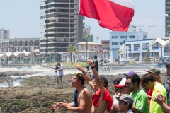 CHI - Team Gheering Flag. PHOTO: ISA / Pablo Jimenez