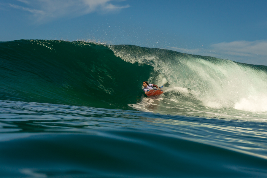 Brazil’s Neymara Carvalho advanced to the Semifinals of the Open Women’s Main Event. Photo: ISA/Sean Evans