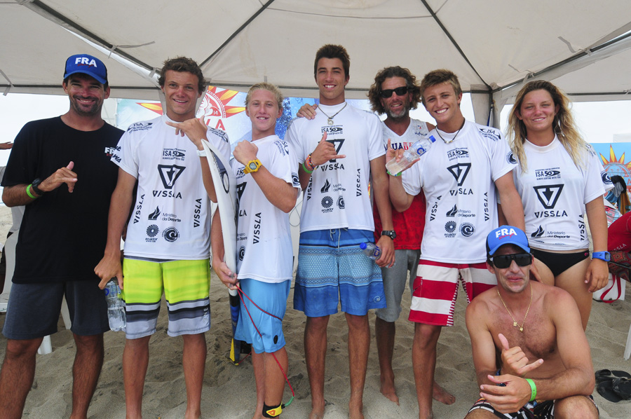Team France Semifinals Aloha Cup. Credit: ISA/Michael Tweddle