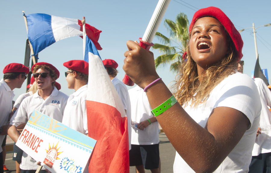 Team France. Credit: ISA/Rommel Gonzales