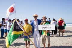 ISA President Fernando Aguerre and Team Jamaica. PHOTO: ISA / Chris Grant