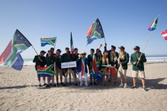 ISA President Fernando Aguerre and Team South Africa. PHOTO: ISA / Chris Grant