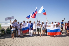 ISA President Fernando Aguerre and Team Russia. PHOTO: ISA / Chris Grant