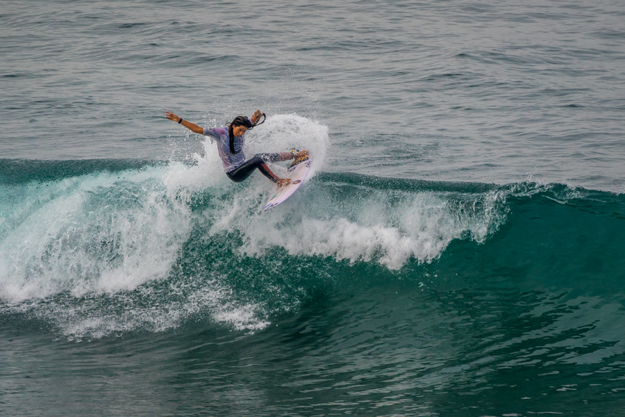 Portugal’s Teresa Bonvalot will compete in the U-18 Final of the Main Event on Sunday. Photo: ISA/Sean Evans