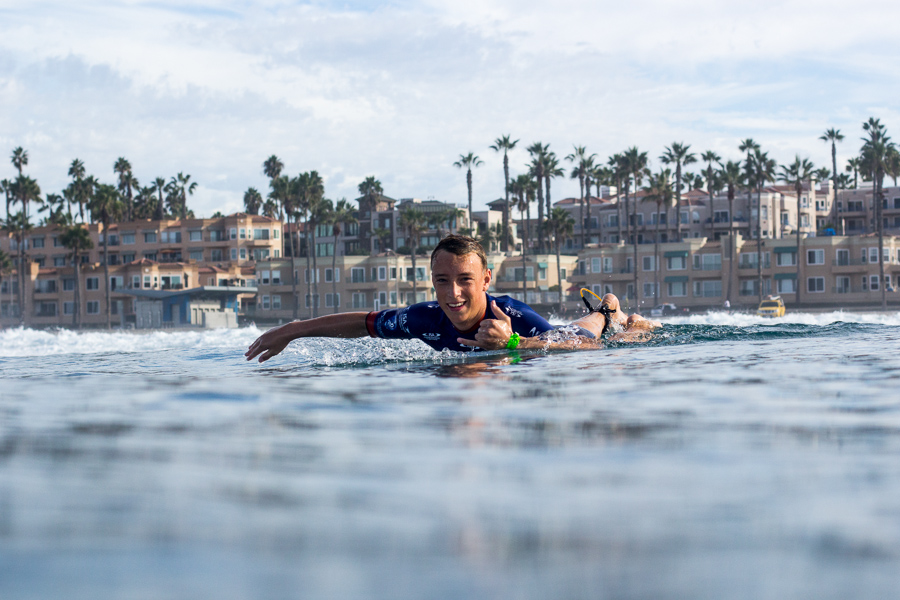 Rhys Evans de Gales expresa su emoción de competir contra los mejores juveniles en el mundo. Foto: ISA/Chris Grant