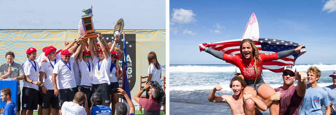 Equipo de Francia Gana Histórica Medalla de Oro en el VISSLA ISA World Junior Surfing Championship 2016