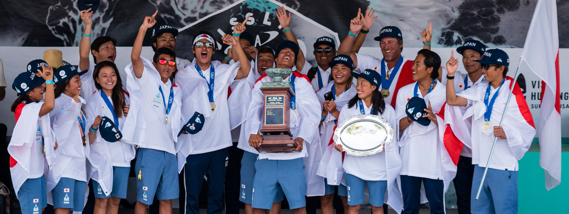 El Equipo de Japón Hace Historia con su Primer Oro por Equipos en el VISSLA ISA World Junior Surfing Championship 2018