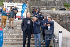 Chief of International relations for the French NOC - Marc Chevrier, ISA Executive Director  - Robert Fasulo, President of French National Olympic and Sports Committee - Denis Masseglia, FFS President -  Jean Luc Arassus