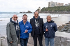 Chief of International relations for the French NOC - Marc Chevrier, ISA Executive Director  - Robert Fasulo, President of French National Olympic and Sports Committee - Denis Masseglia, FFS President -  Jean Luc Arassus