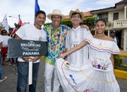 Team Panama with ISA President Fernando Aguerre. PHOTO: ISA / Reed