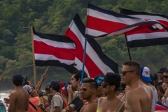 Flags Costa Rica. PHOTO: ISA / Evans