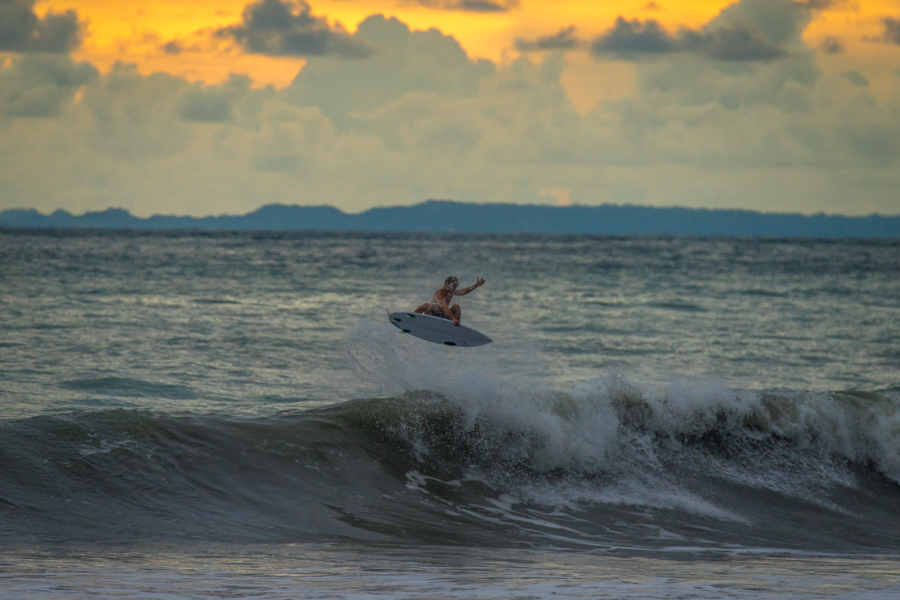 The international field of competitors have been putting on a show at Playa Jacó prior to the 2016 INS ISA World Surfing Games. Photo: ISA / Sean Evans