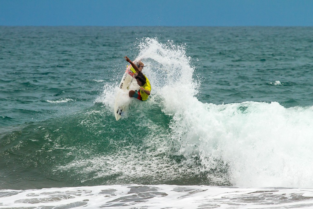 Diego Cadena se mantiene con vida en el evento luego de ubicarse de primero en su serie de Repechaje Ronda 1. Foto: ISA/Pablo Jiménez