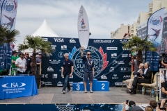 ISA President Fernando Aguerre & French Surfing Federation President Jean-luc Arassus. PHOTO: ISA / Ben Reed