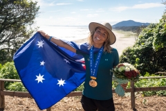 AUS - Sally Fitzgibbons Winner Open Women Gold Medal. PHOTO: ISA / Sean Evans