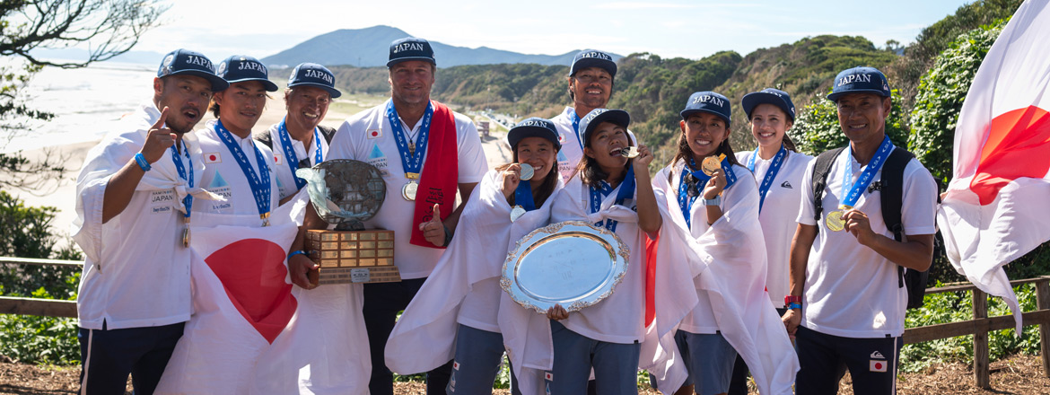 Historic Victory for Host Team Japan at 2018 UR ISA World Surfing Games