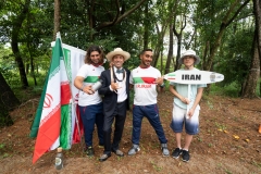 Team Iran with ISA President Fernando Aguerre